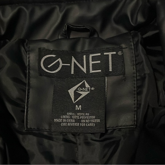 G-Net Faux Leather Jacket - Picture 4 of 6